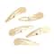 Contour Clips with 18mm Circle Blanks, 10ct. by Bead Landing™